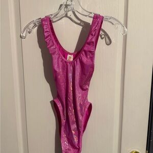 Pink Shimmer One-Piece Swimsuit
